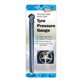 Streetwize Angled Pencil Type Tyre Gauge
