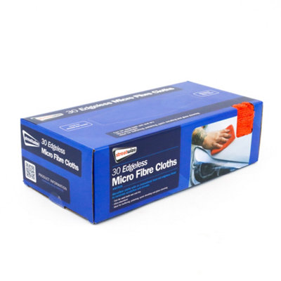Streetwize Box of 30 Reusable Microfibre Home & Car All Cleaning Cloths