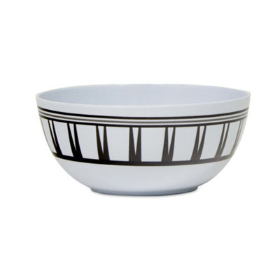Streetwize Camping Caravan Picnic Fishing Travel Melamine 16pc Dining Dinner Set - Stripe - 3