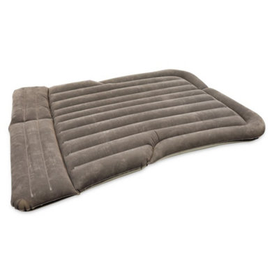 Streetwize Camping Travel Inflatable Rear Car Boot Double Air Bed Mattress Grey