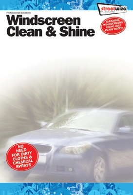 Streetwize Car Glass Cleaner Windshield Wonder Cloth Valet Microfiber Wiper Demister Pad - 3