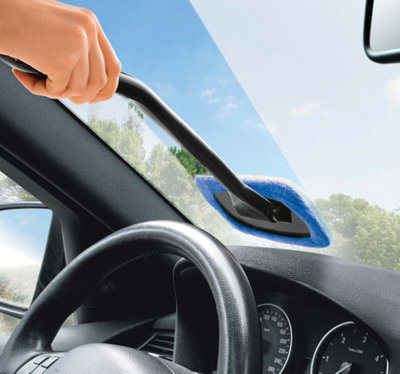 Streetwize Car Glass Windshield Cloth Valet Microfiber Wiper Demister Pad Cleaner & Shine - 3