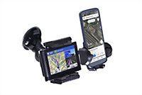 Streetwize Car Windscreen Ipod Phone & Sat Nav Twin Double Device Holder