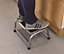 Streetwize Caravan, Home & Motorhome Steel Single Step Ladder  Stool with Rubber Non Slip Pads