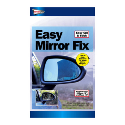 Left Mirror Glass Fix Kit For Camaro, Monza, Vega, Astre, Firebird, Sunbird – Adhesive Mount, New