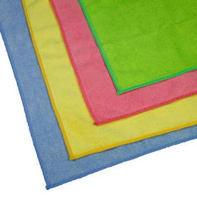 Streetwize Microfibre Cleaning Cloths (Pack of 10) Multicoloured (One Size)