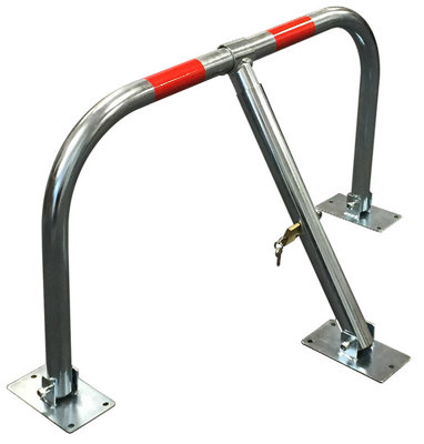 Streetwize Security Folding 3 Legged Parking Barrier Post with Padlock & 3 Keys