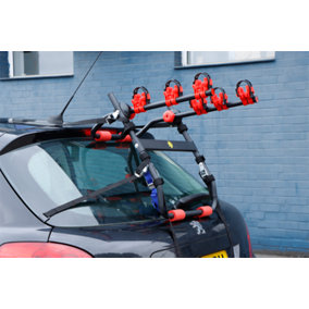 Streetwize Titan Rear High Mount 3 Bike Cycle Carrier Storage