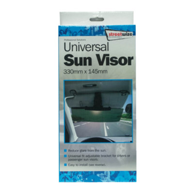 Streetwize Universal Green Sun Visor Extension