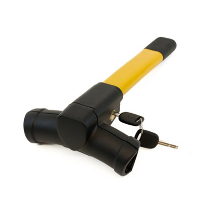 Streetwize Universal Rotary Vehicle Steering Lock Car Security Wheel Keys