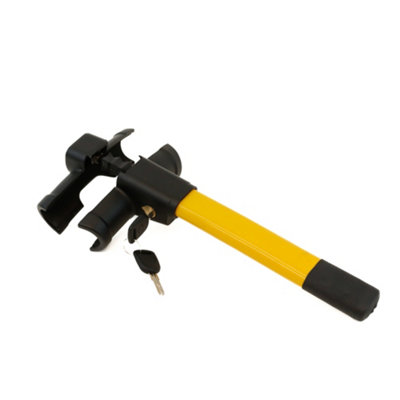 Streetwize Universal Rotary Vehicle Steering Lock Car Security Wheel Keys
