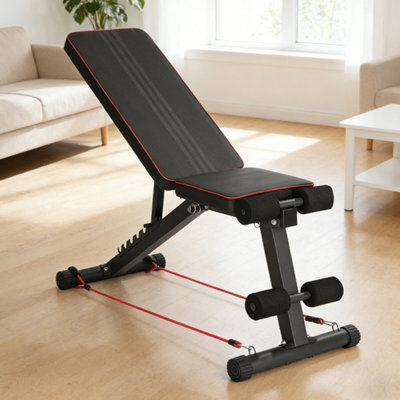 Strength Training Foldable Weight Bench with Adjustable Positions