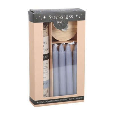 Stress Less Herbal Ritual Bath Kit for Relaxation & Balance