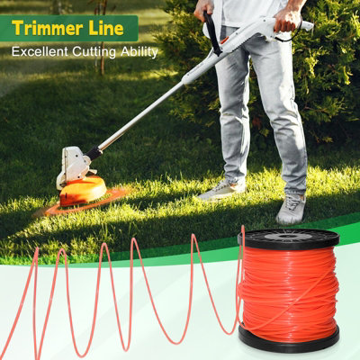 Strimmer Line Wire, 1 Spool Round String Trimmer Line Weed Eater String ...