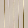 Stripe Panel wallpaper in cream & gold