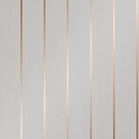 Stripe Panel Wallpaper In Soft Grey And Rose