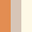 Stripe Wallpaper - Orange / Coffee / Cream - E40915