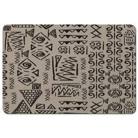 Striped egyptian theme with ethnic and tribal motifs (Placemat) / Default Title