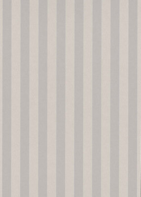 Striped Grey Brown Wallpaper in Non-woven