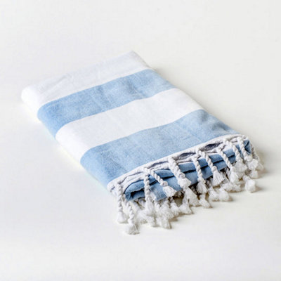 Striped Hammam Turkish Style Beach Towel