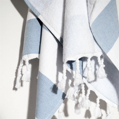 Striped Hammam Turkish Style Beach Towel - 5