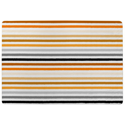 Striped Pattern, Orange Black Gray Beige And Brown Designer Special ...