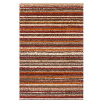 Striped Rug, Modern Rug with 11mm Thickness, Easy to Clean Rug for Bedroom, Living Room, & Dining Room-80cm X 150cm