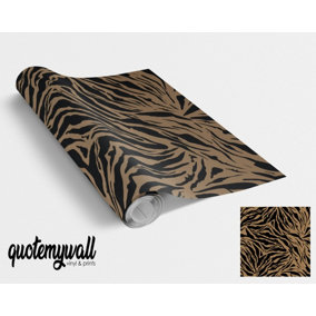 Stripes Animal Print Vinyl Furniture Wrap For Furniture & Kitchen Worktops