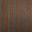 STRIVO Acoustic Slat Panel - Smoked Walnut 600mm x 2400mm