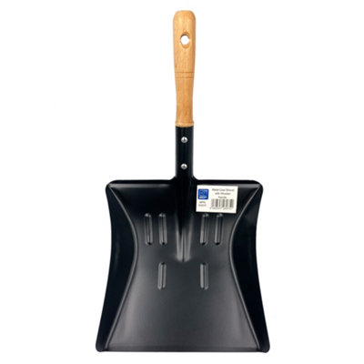 Strong 9" Metal Coal Shovel Spade with Wooden Handle