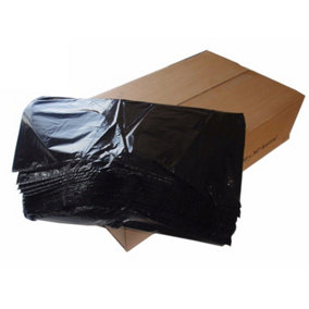 STRONG BIN BAGS LINERS DUTY REFUSE SACKS BLACK RUBBISH 100% RECYCLED GOOD 1000 bags