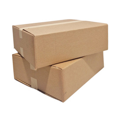 Strong Double Wall Cardboard Boxes 16.5" x 14" x 4" 19 Litres Storage Packing Moving House Sturdy Shipping Boxes (Pack of 25) - 7