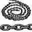 Strong Galvanized Plated Chain Links DIY Heavy Duty Steel Cut Length (3mm, 5 Meters)