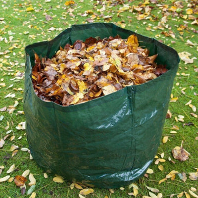 Strong Garden Bag Waste Refuse Rubbish Grass Sack Reusable Large Waterproof 300L
