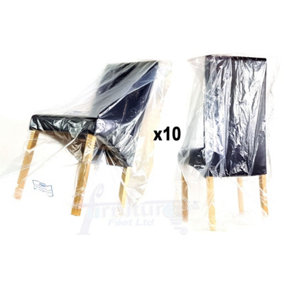 Strong Heavy Duty Dining Office Footstool Sofa Furniture Dust Sheet Storage Bag Moving Removal Cover Dining Bag x10