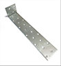 Strong Metal Strap Anchor Corner Brackets Galvanised - Size 40x200x40x2mm - Pack of 1