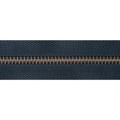 STRONG O/E ZIP 66CM - Strong Metal Tooth Open End Zip: 66cm: Dark Navy ...