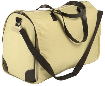 Strong Polyester Suit or Dress Holder Bag - Folding Clothes Carrier with Carry Handles & Shoulder Strap