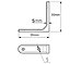 Strong Steel Angle Bracket Bar Corner/L Shape/Brace/Box - Size 35mm x 35mm - Pack of 2