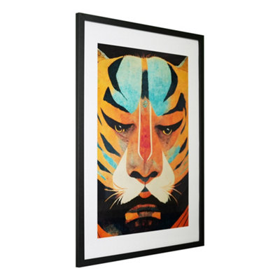 Strong Tiger - Treechild - 50 x 70cm Framed Print