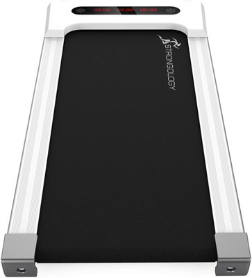 Strongology Home and Office Ultra Quiet 560W Adjustable Speed Slimline MOTIONIC Bluetooth Treadmill with LED Display
