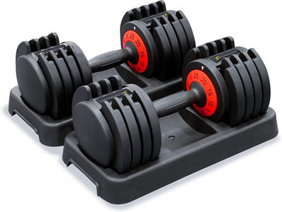 Strongology Tundra 25 Home Fitness Pair Adjustable Smart Dumbbell from ...