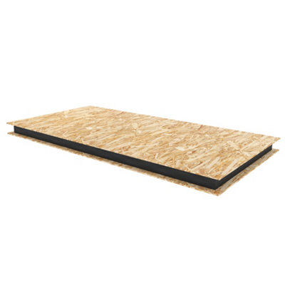 Structurally insulated Panel 122x1220x2440mm SIPs 100mm EPS insulation Pack of 5