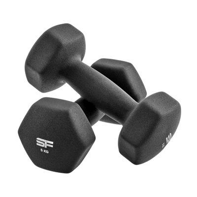 Dumbbell Hand Weight- Neoprene Coated Exercise & Fitness Dumbbell