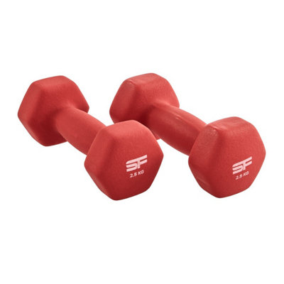 Neoprene Dumbbell Hand Weights Pair Home Exercise for Women Men