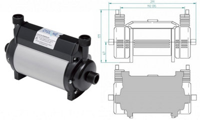 Stuart Turner 1.5 Bar Twin Impeller Shower Pump - Bristan Varispeed Showerforce