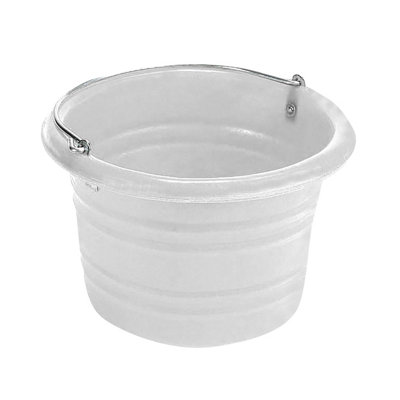 Stubbs Jumbo Feed/Water Bucket White (One Size)