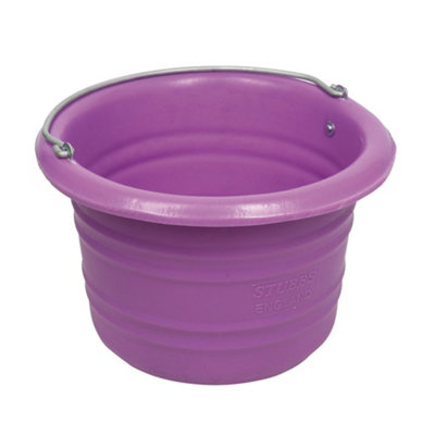 Stubbs Jumbo Horse Feed Bucket Lilac (One Size)