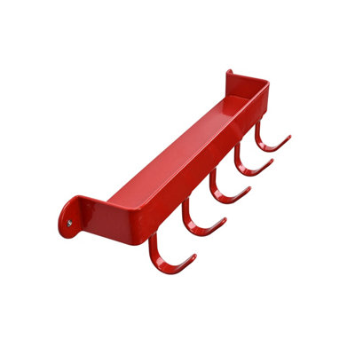 Stubbs Shelfie Hanging Hooks Red (One Size)