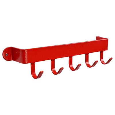 Stubbs Shelfie J Shelf Hooks Red (One Size)